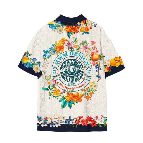 MWM Ανδρικό πουκάμισο Floral Short Sleeve Shirt